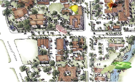 Campus Map-Ringling Listening Garden Sites, BJB