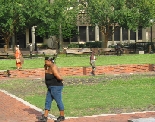 Gainesville Citly Plaza, changing buses, photo BJB
